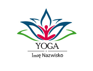 Projekt graficzny logo dla firmy online joga