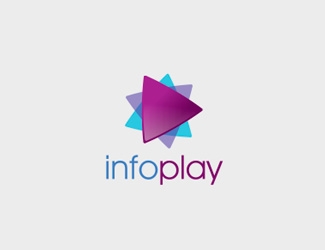 Projekt logo dla firmy info play | Projektowanie logo