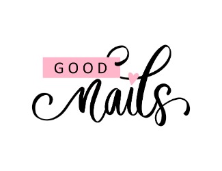 Projekt logo dla firmy Good nails  | Projektowanie logo