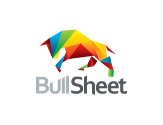 Projekt logo dla firmy BullSheet - branża papiernicza | Projektowanie logo