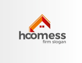 Projekt graficzny logo dla firmy online Hoomess