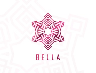 Projekt graficzny logo dla firmy online bella kwiat