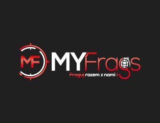 Projekt logo dla firmy MY FRAGS | Projektowanie logo