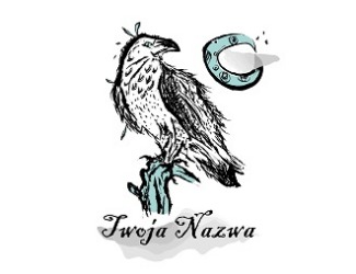 Projekt graficzny logo dla firmy online Ptak i księżyc