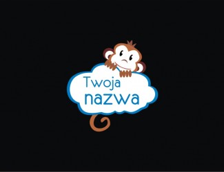 Projekt graficzny logo dla firmy online Małpka
