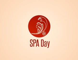 Projekt graficzny logo dla firmy online SPA Day