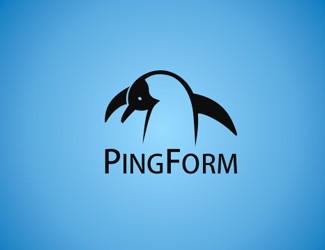 Projekt logo dla firmy PingForm | Projektowanie logo