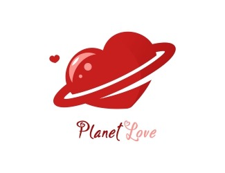 Projekt graficzny logo dla firmy online Planet Love