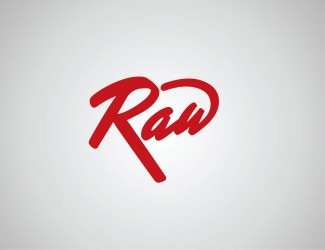 Projekt graficzny logo dla firmy online Raw
