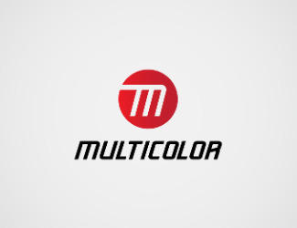 Projekt logo dla firmy MULTICOLOR | Projektowanie logo