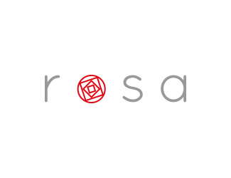 Projekt logo dla firmy Rosa Róża Rose | Projektowanie logo