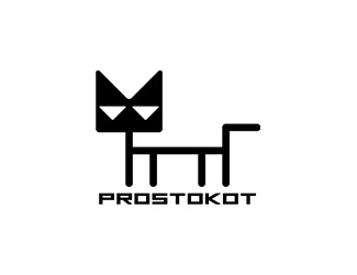 Projekt logo dla firmy Prostokot | Projektowanie logo