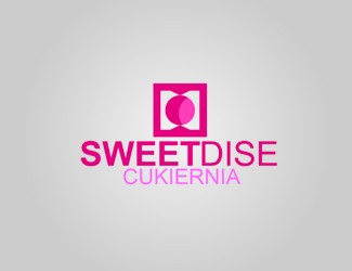 Projektowanie logo dla firm online SWEET DISE CUKIERNIA