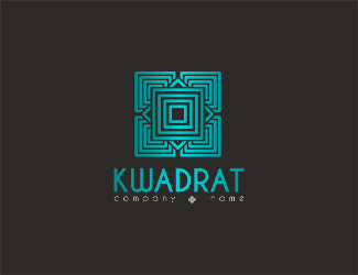 Projekt graficzny logo dla firmy online kwadrat