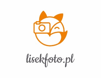 Projekt graficzny logo dla firmy online lisekfoto