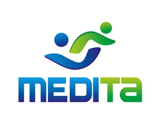 Projekt graficzny logo dla firmy online medita