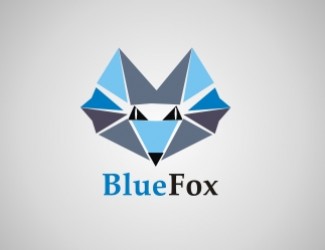 Projekt logo dla firmy BlueFox | Projektowanie logo