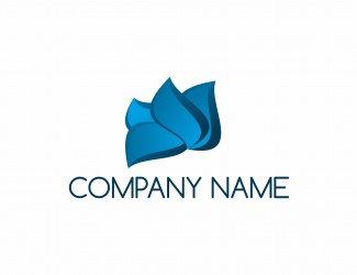 Projektowanie logo dla firmy, konkurs graficzny Niebieski kwiat
