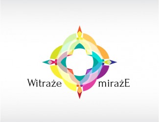 Projekt graficzny logo dla firmy online Witraże Miraże