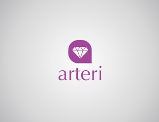 Projekt graficzny logo dla firmy online arteri