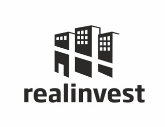 Projekt graficzny logo dla firmy online RealInvest