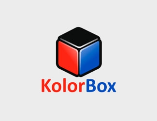 Projekt logo dla firmy KolorBox | Projektowanie logo