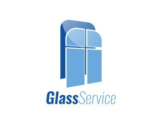 Projekt graficzny logo dla firmy online glass