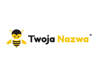 Projekt logo dla firmy Pszczoła | Projektowanie logo