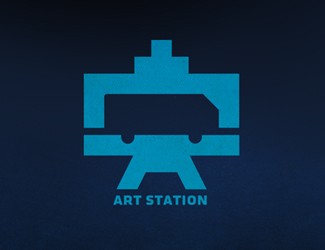 Projekt logo dla firmy art station | Projektowanie logo