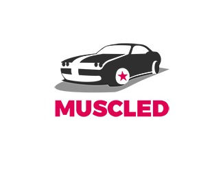 Projekt logo dla firmy Muscle Car | Projektowanie logo