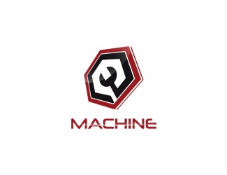 Projekt graficzny logo dla firmy online machine