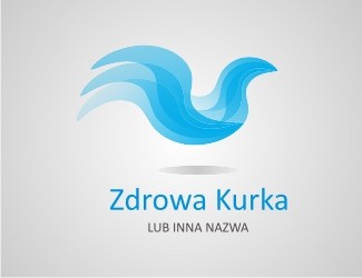 Projekt logo dla firmy Zdrowa Kurka | Projektowanie logo