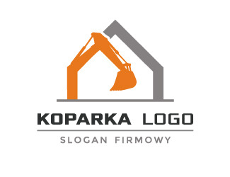 Projekt logo dla firmy koparka | Projektowanie logo