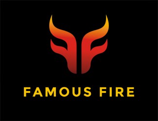 Projekt graficzny logo dla firmy online fire