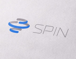 Projekt graficzny logo dla firmy online SPIN