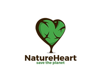 Projektowanie logo dla firmy, konkurs graficzny Serce Natury