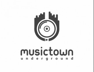 Projekt graficzny logo dla firmy online musictown