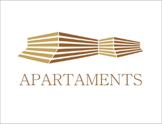 Projekt graficzny logo dla firmy online apartamenty