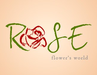 Projekt graficzny logo dla firmy online Róża