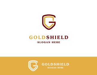 Projekt graficzny logo dla firmy online GoldShield