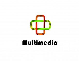 Projekt graficzny logo dla firmy online Multimedia