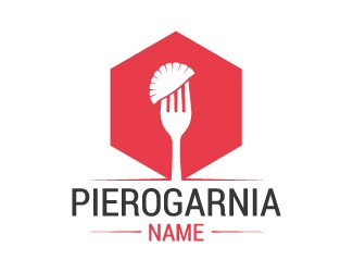 Projekt logo dla firmy PIEROGARNIA NAME | Projektowanie logo