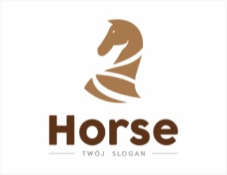 Projekt graficzny logo dla firmy online Koń