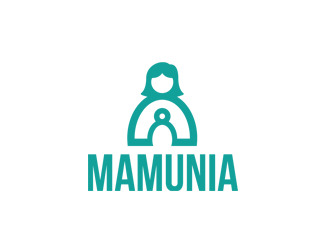 Projekt graficzny logo dla firmy online Mamunia