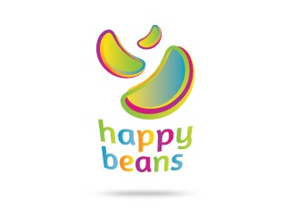 Projekt graficzny logo dla firmy online happy beans