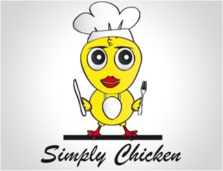 Projekt graficzny logo dla firmy online Smaczny Kurczak