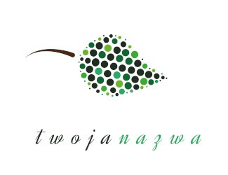 Projekt graficzny logo dla firmy online leaf logo