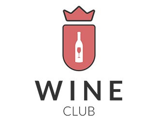 Projekt graficzny logo dla firmy online Wine club