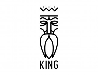 Projekt graficzny logo dla firmy online King