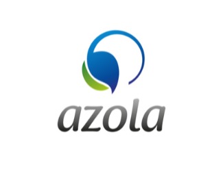 Projekt graficzny logo dla firmy online azola